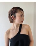 【なつみ】ボブタイトアレンジ、ショートヘアアレンジ