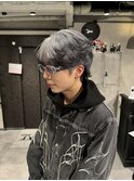NEXTNEO石井/シースルーマッシュシルバーエンドカラー静岡メンズ