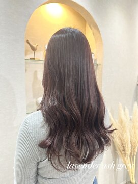 カラークチュール(Color Couture) レイヤーロング/髪質改善/アッシュブラック/グレーベージュ
