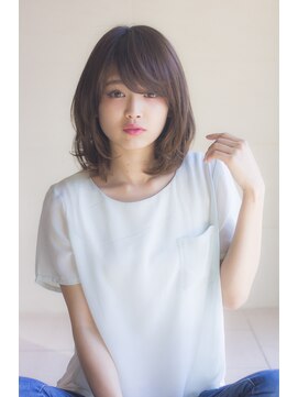 ラフ フロム ガーデン(Laf from GARDEN) 【寺尾拓巳】大人かわいいグレージュ透明感ひし形ミディアム