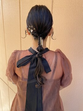 リブ(Lib) 【Lib】編み下ろしアレンジ/タイトヘア