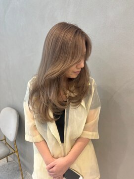 ジーナ 札幌(Zina) 髪質改善＊オリーブブロンド＊イメチェンレイヤー＊美髪