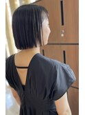 顎ライン切りっぱなし