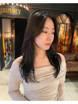 ノラ ヘアーサロン(NORA HAIR SALON) 【akane】レイヤーカットカーテンバング