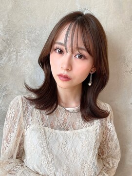 アフロート ルヴア(AFLOAT RUVUA) ＊20代30代40代◎小顔レイヤーカット前髪顔まわりくびれヘア