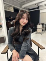 ハピネス 梅田茶屋町店(HAPPINESS)&nbsp;韓国ヘア/レイヤー/顔まわりカット/ブリーチなし/グレージュ