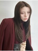 【arteHAIR】ロングレイヤースタイル/ナチュラルベージュ