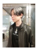 ノラ シブヤ(NORA)&nbsp;二キカラーメンズエンドカラー白黒カラールーツカラー