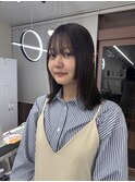 グレージュブラウン/顔周り/顔周りカット