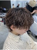 熊本メンズパーマ 波巻き ツイスパ ウルフ MEN'S HAIR 韓国ヘア