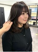 ハイライトバレイヤージュダブルカラーケアブリーチ30代40代