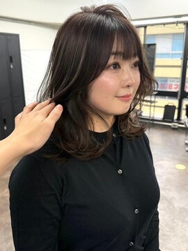 アミリー ひたち野うしく店(Amily) ハイライトバレイヤージュダブルカラーケアブリーチ30代40代