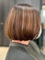 ヘアークリアー 春日部&nbsp;ミセス おしゃれな大人のデザインカラー ハイライト ボブ