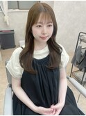 ホワイトグレージュ/デジタルパーマ/チェリーブラウン/津田沼