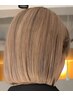 ブリーチ+カラー+カット￥12650_（全体ブリーチ+透明感カラー)