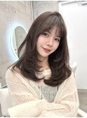 ワンカールレイヤーカット/ハッシュカット/柔らかヘア/韓国ヘア