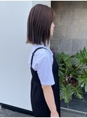 切りっぱなしロブスタイル