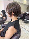 【50代・60代奈良】艶ショートボブ/髪質改善／ミセス/白髪ぼかし