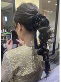 結婚式ヘアセット