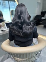 ロンドルピナス 小倉(Lond Lupinus) ミディアムヘア暗めカラー/デザインカラー/フェイスフレーミング