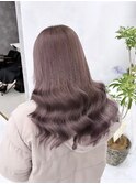 イメチェン/レッドブラウン/フルバング/似合わせカット/溝ノ口駅
