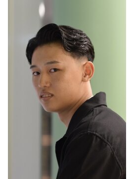 にもう メンズショート　ニュアンスパーマ