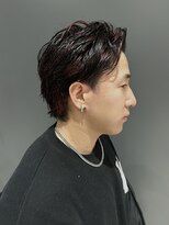 メンズ クーヘアー(Men's coohair) ハイライト/レッド