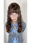 【似合わせカット】姫カット＋ウェーブヘア