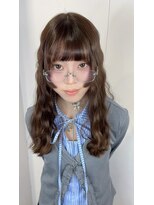 ミニョン(Mi9non)&nbsp;【似合わせカット】姫カット＋ウェーブヘア