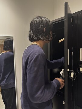 シアン 矢場町店(CYAN.) パーマの残りを生かしてボブパーマ