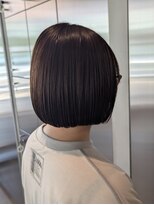 オーガニック リブ 川越(organic+live)&nbsp;20代30代かわいい切りっぱなしボブ