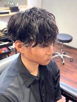 リ メイロ(Re.Meiro) ゆるめシャドウパーマ【メンズ/パーマ/眉毛/沖縄市/美里】