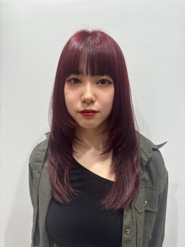 ルシードスタイルレーヴ(LUCIDO STYLE REVE) 【長野市/東和田】レッドカラー/ハイレイヤー