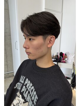 ローウェ オム 立川(LOUWE HOMME) 毛流れセンターパート_ku-ta._.