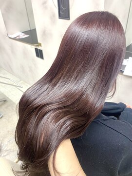 エルフレームバイワンラヴェスト(L'FLAME by one Lovest) レイヤーカット/ラベンダーカラー/長野駅前L'FLAME