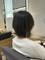 ルディー バイ ヘアーポケット(rudii by HAIR POCKET) オリーブカラー×レイヤーボブstyle
