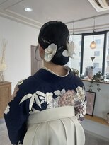 ウル 岡山駅店(ULu.) 結婚式ヘア二次会ヘア編みおろしカチモリシニヨン岡山ヘアセット