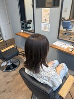 レアレア ヘアアンドライフ(LeaLea)&nbsp;ワンホンレイヤー/ミルクティーブロンド/ダークブルー/伊丹