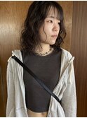 大人女性　ボブパーマ　デジタルパーマ