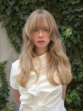 ネロ ヘアサロン 渋谷(NERO HAIR SALON)&nbsp;ケアブリーチでダメージレスにハイトーンベージュ♪
