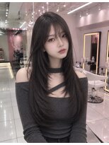 ラルム 新宿(LARME SHINJUKU)&nbsp;ストレートレイヤー×ダークブラウン