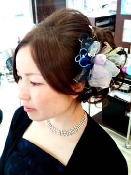 ヘアーズ ジール(hair's Zeal) 結婚式セットスタイル