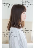 【adorable】大人ナチュラル♪エアリーワンカールミディアム