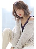 外ハネシースルーボブ【亀井】