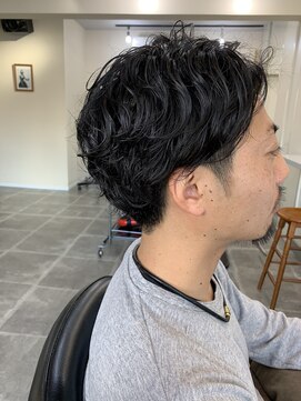 イズミ(izumi) お洒落パパのパーマ Style
