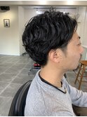 お洒落パパのパーマ Style