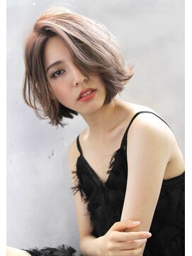 ロゼ 六甲道(ROSE) 【ROSE/六甲道】イルミナカラー/3Dカラー/無造作カール/ボブss