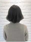 ”DAISY大島店” ハイライト×丸みショートボブ×シアカラー