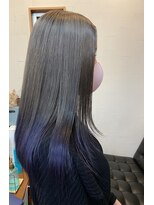 アティック(attic) ライトグレー×グラデーションネイビー