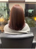 ツヤ髪×派手過ぎないピンク